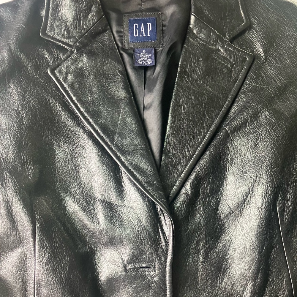 Gap Leather Jacket - image 4